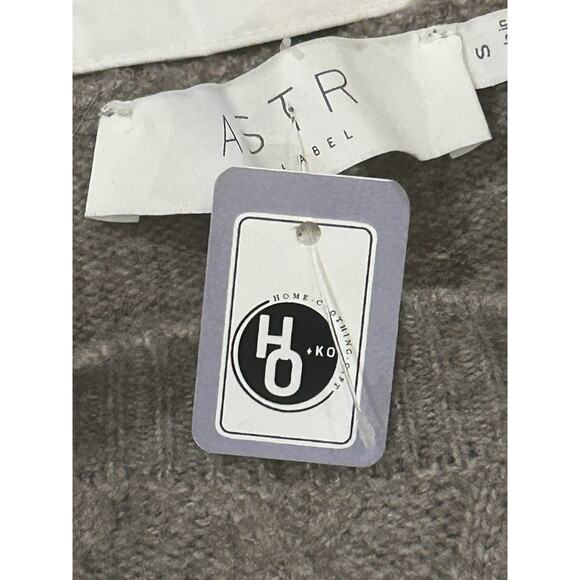NWT ASTR The Label Carol Mixed Media Sweater size S - Picture 5 of 5